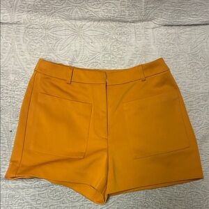 Forever 21 High Waist Mustard Shorts